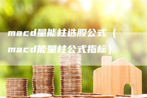 macd量能柱选股公式（macd能量柱公式指标）_https://www.gkizvl.com_期货培训_第1张