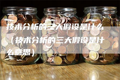 技术分析的三大假设是什么（技术分析的三大假设是什么意思）_https://www.gkizvl.com_期货技术_第1张