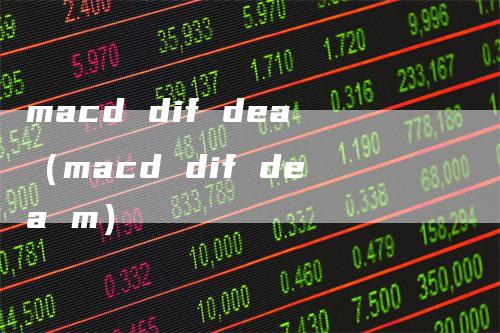 macd dif dea（macd dif dea m）_https://www.gkizvl.com_期货培训_第1张