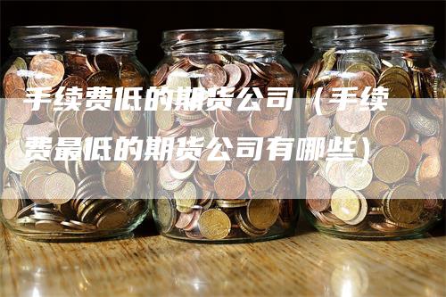 手续费低的期货公司（手续费最低的期货公司有哪些）_https://www.gkizvl.com_期货公司_第1张