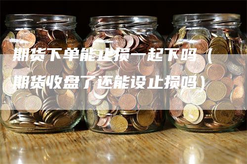 期货下单能止损一起下吗（期货收盘了还能设止损吗）_https://www.gkizvl.com_期货入门_第1张