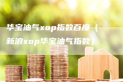 华宝油气xop指数百度（新浪xop华宝油气指数）_https://www.gkizvl.com_原油期货_第1张