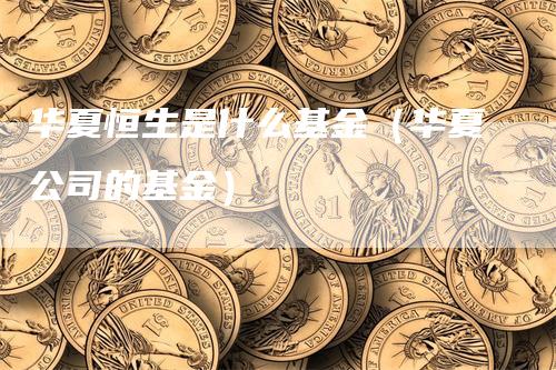 华夏恒生是什么基金（华夏公司的基金）_https://www.gkizvl.com_恒生指数_第1张